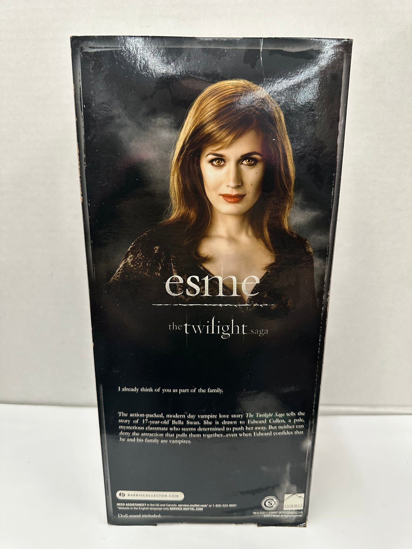 Esme Cullen Barbie Twilight Saga Pink Label Collector 2012 Vampire Doll