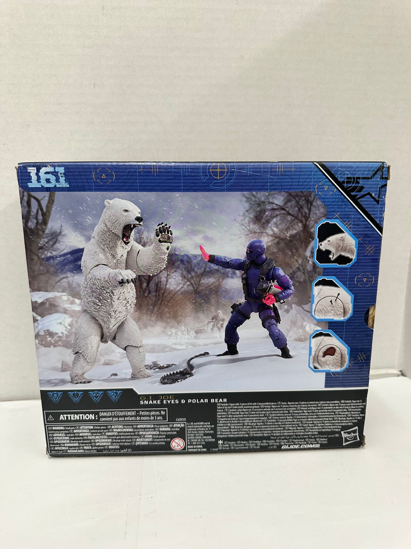 G.I. Joe Classified Series #161 Snake Eyes & Polar Bear Action Figure Set – New