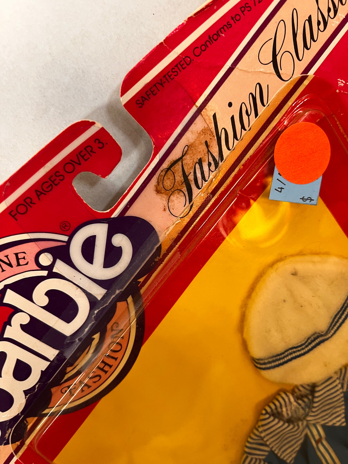 Vintage Barbie FUN AT MCDONALDS Uniform Fashion Classics Outfit 1982 No Shoes