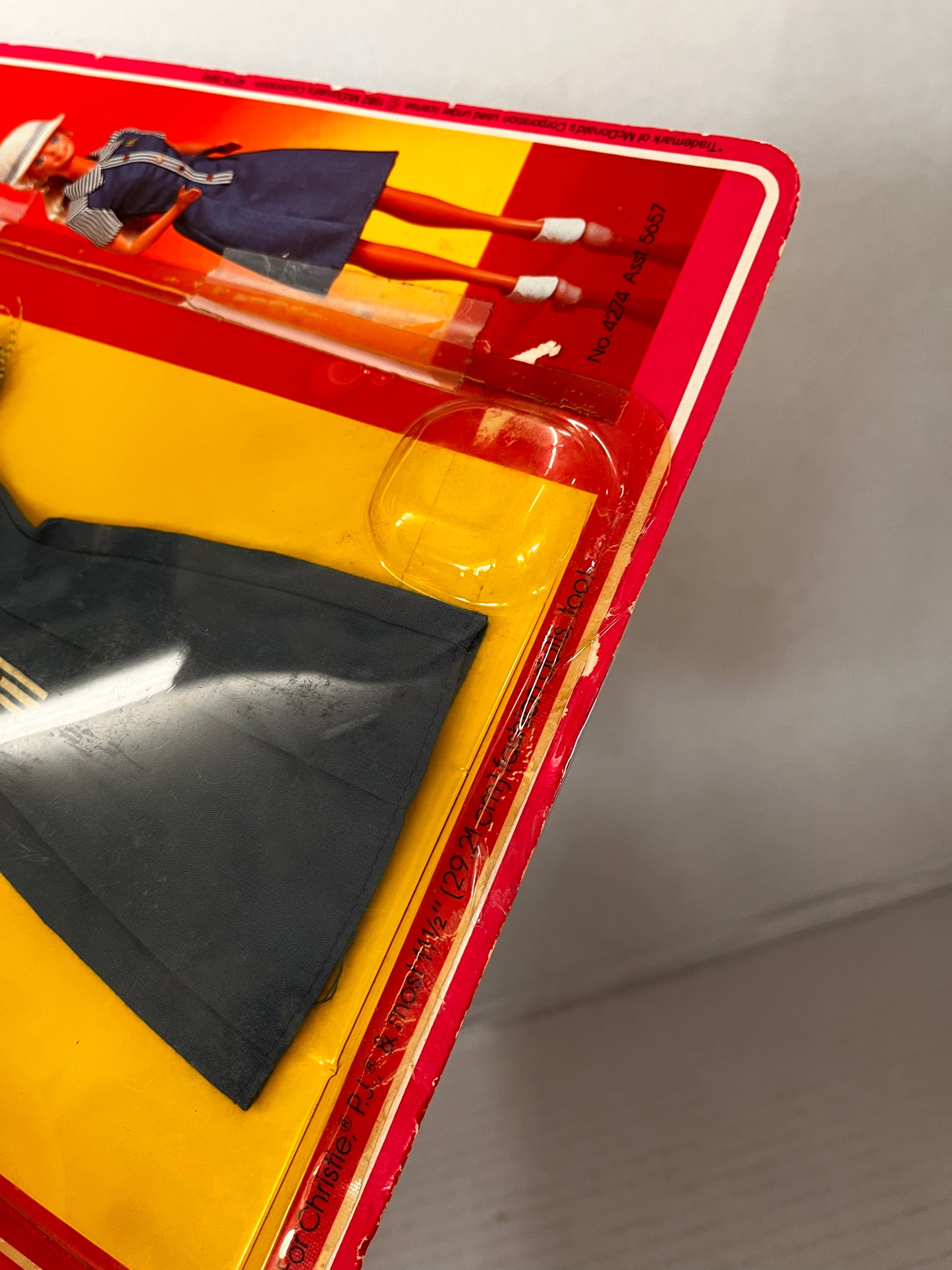 Vintage Barbie FUN AT MCDONALDS Uniform Fashion Classics Outfit 1982 No Shoes