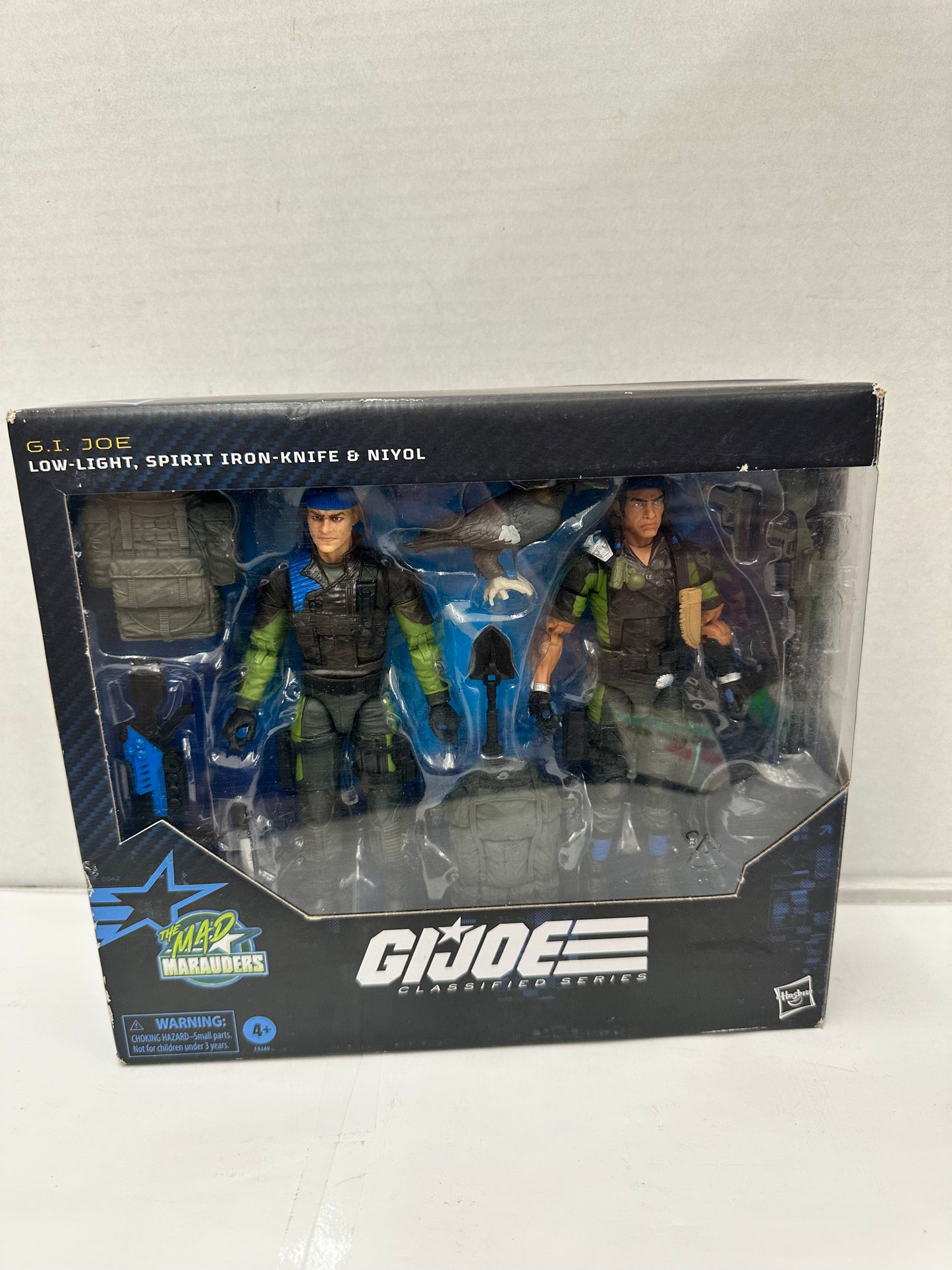 GI Joe Classified Mad Marauders Spirit and Low-Light Action figure #128 Open Box