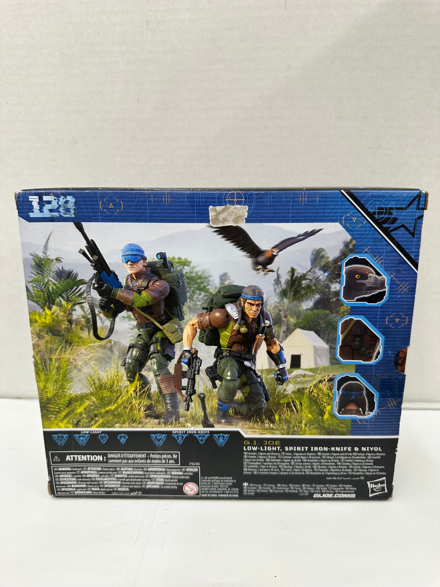 GI Joe Classified Mad Marauders Spirit and Low-Light Action figure #128 Open Box