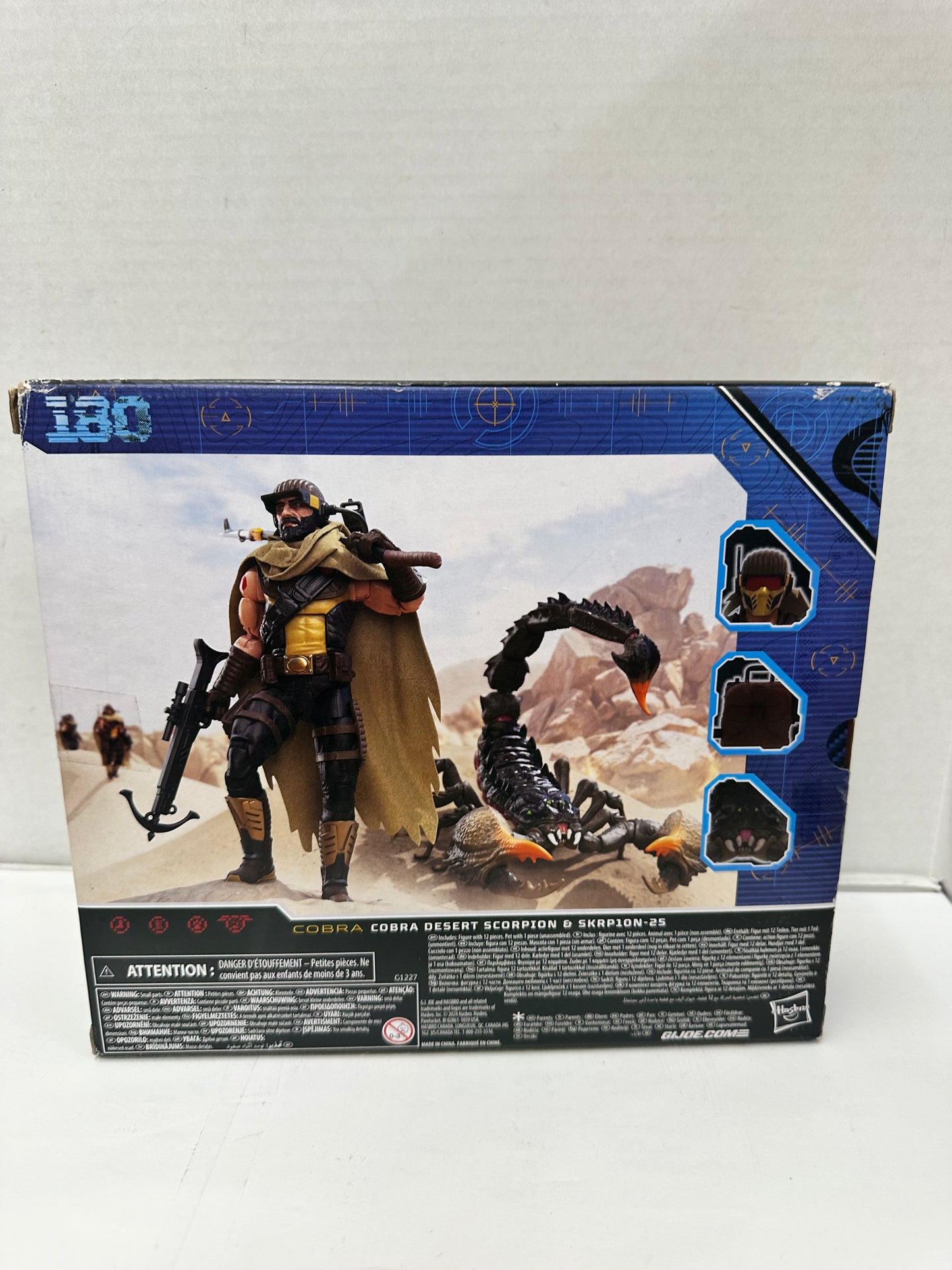 G.I. Joe Classified Series #180, Cobra Desert Scorpion & SKRP10N-25 SEE DETAILS