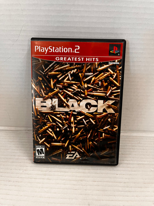 Black (Sony PlayStation 2, 2006) CIB Complete Black Label