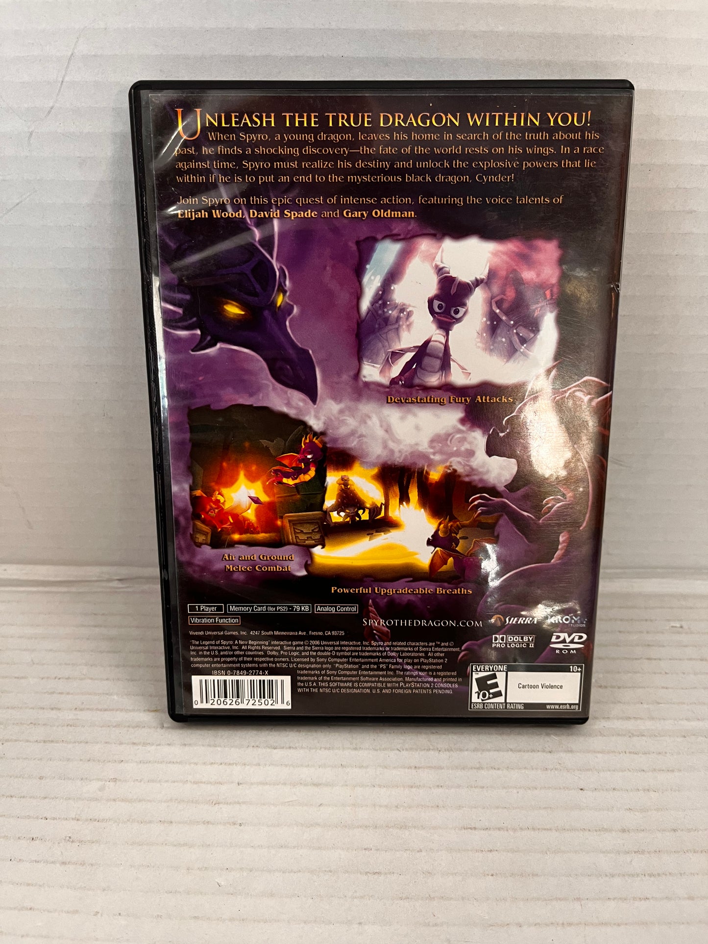 The Legend of Spyro: A New Beginning (Sony PlayStation 2, 2006) PS2