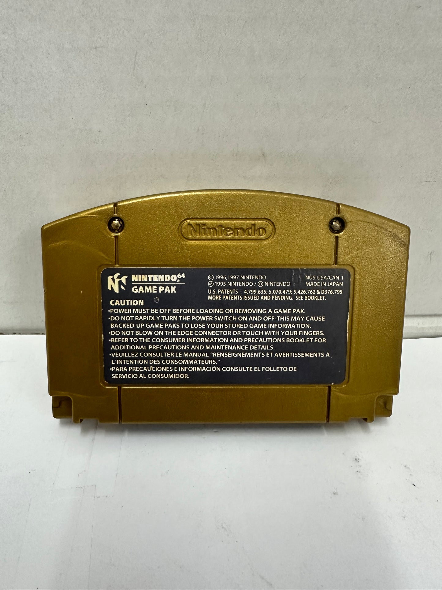 The Legend of Zelda: Ocarina of Time (Collector's Edition Gold Cartridge) N64