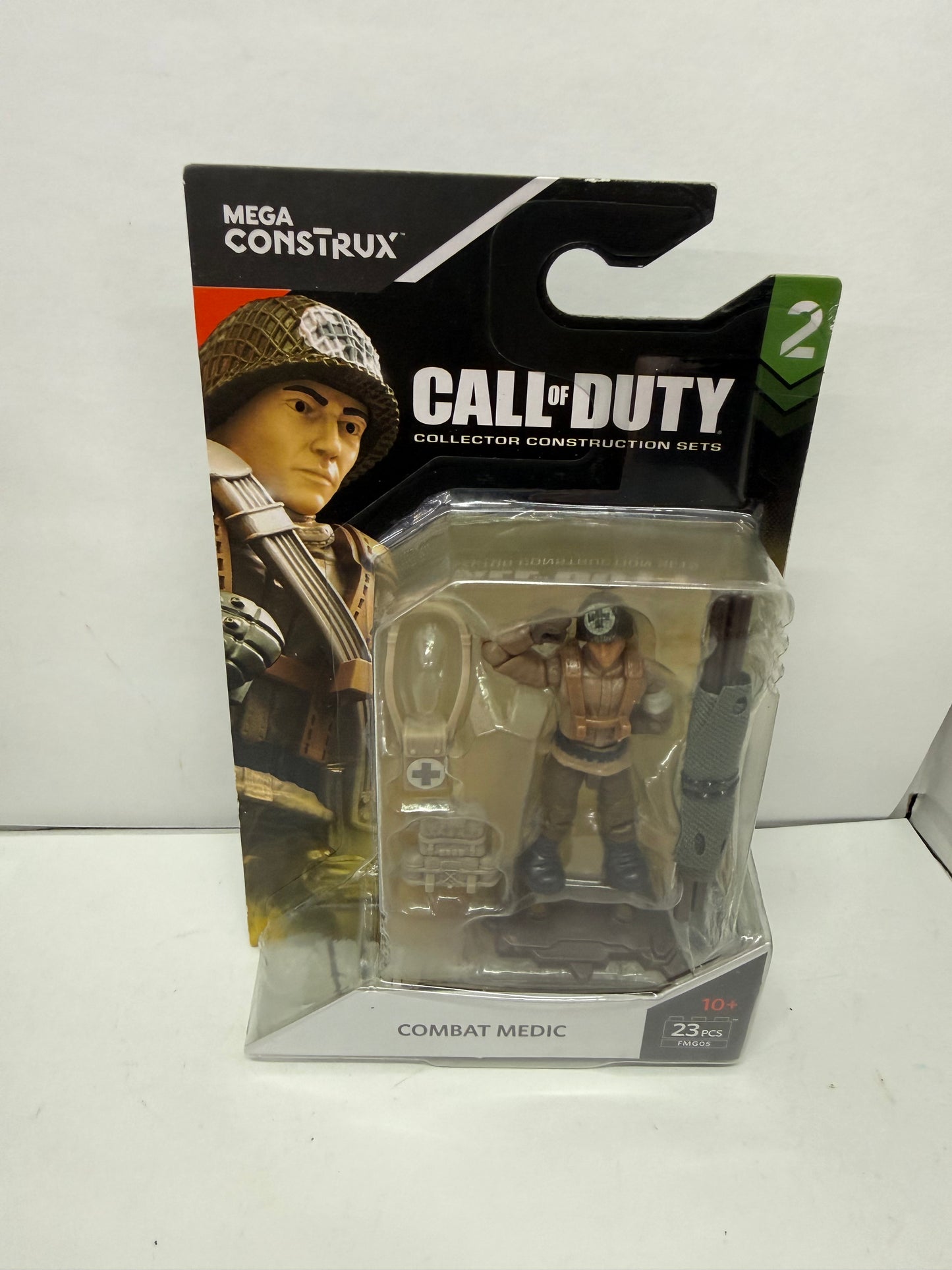 Call of Duty 2 MEGA Construx Combat Medic Figure FMG05 NIP COD