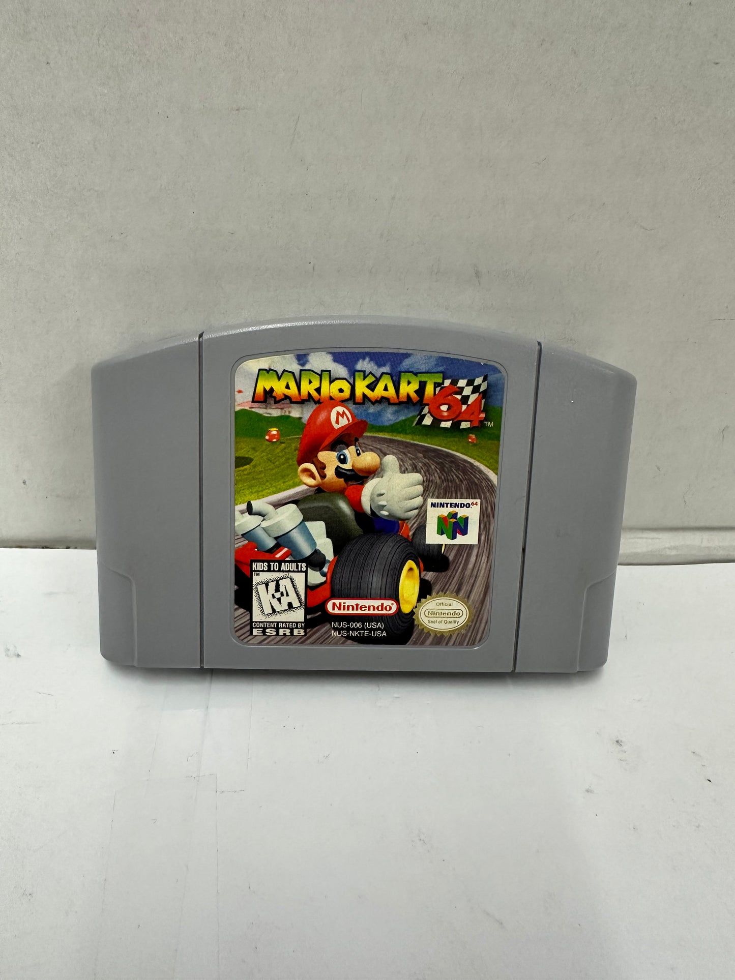 Mario Kart 64 - Nintendo 64, 1996 Authentic Game Cartridge Only -N64 Tested
