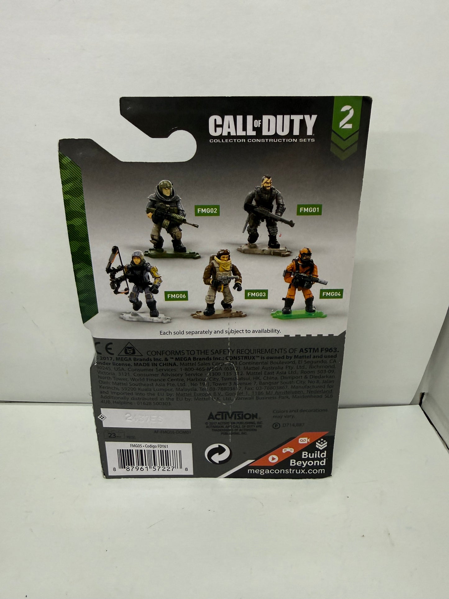 Call of Duty 2 MEGA Construx Combat Medic Figure FMG05 NIP COD