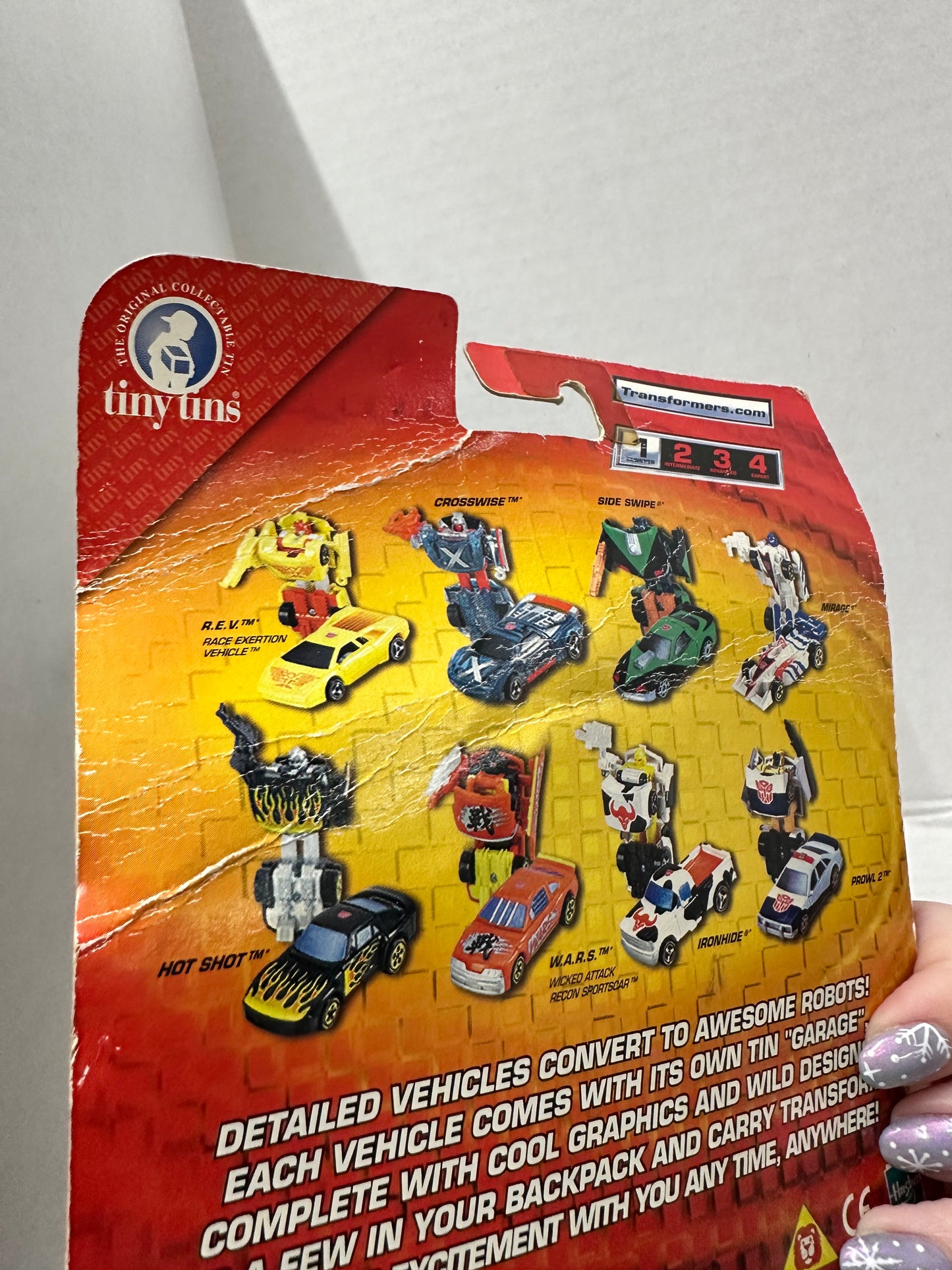 MIRAGE Tiny Tins 2003 Transformers