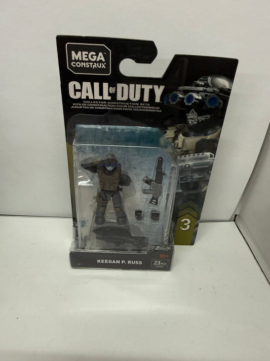 Brand New Mega Construx Call of Duty Keegan P. Russ 23pcs FVF93