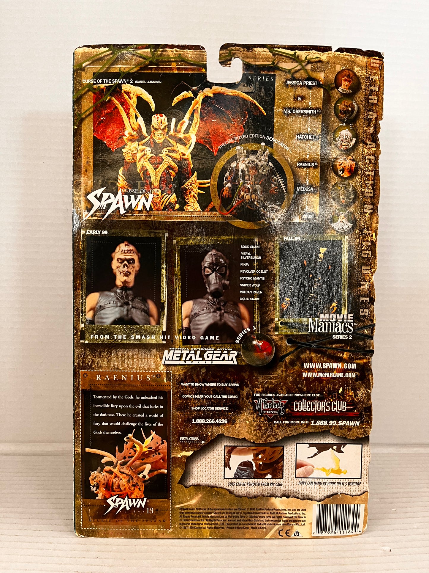 McFarlane Curse of the Spawn Raenius Series 13 1998 Action Figure