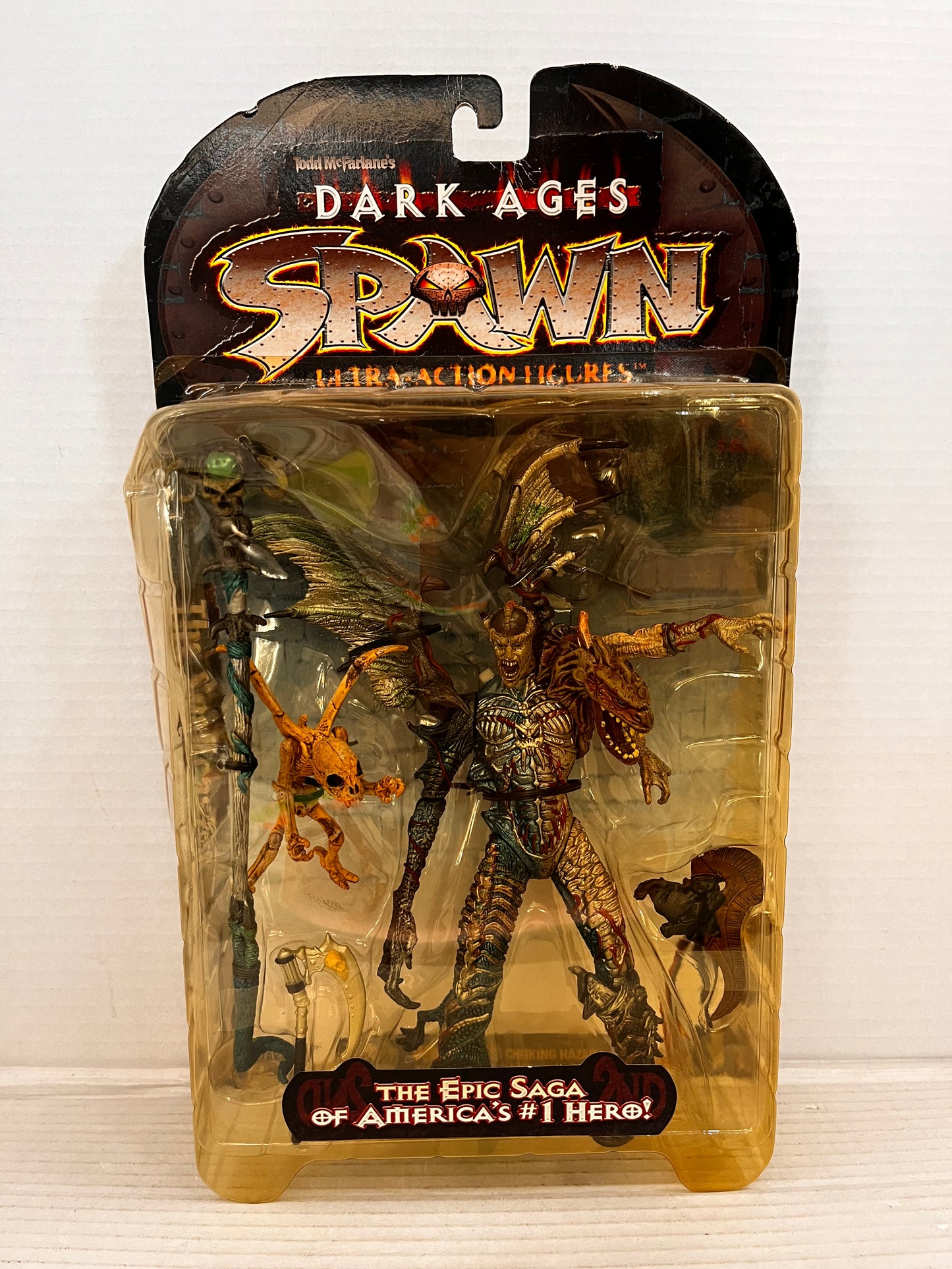 McFarlane Toys Spawn Dark Ages The Spellcaster 1998 Series 11 Silver&Blue