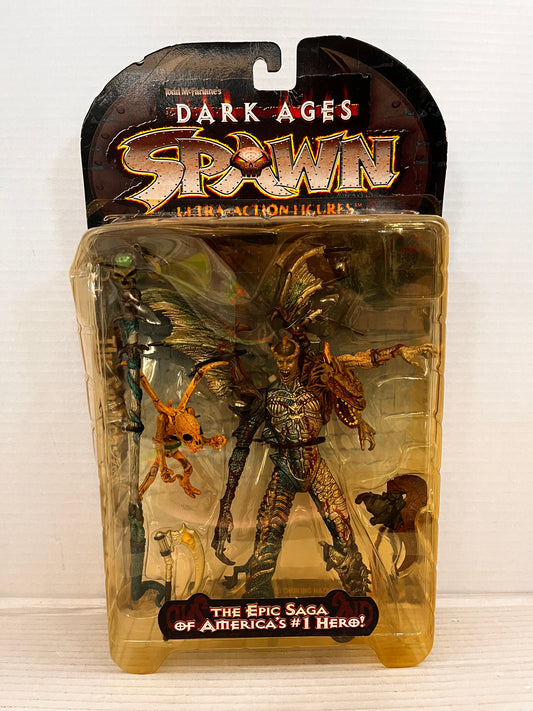 McFarlane Toys Spawn Dark Ages The Spellcaster 1998 Series 11 Silver&Blue