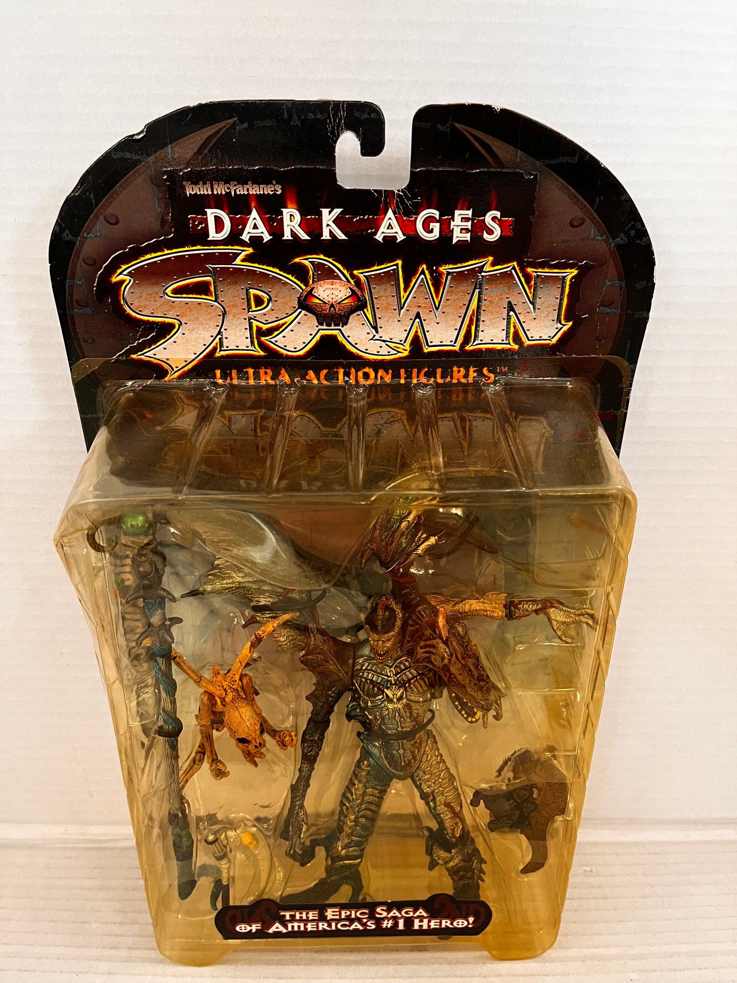 McFarlane Toys Spawn Dark Ages The Spellcaster 1998 Series 11 Silver&Blue