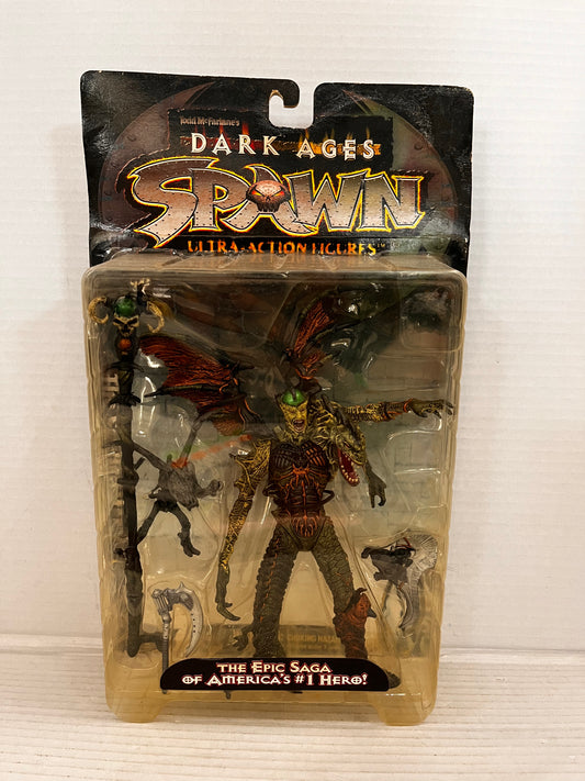 McFarlane Toys Spawn Dark Ages The Spellcaster 1998 Series 11 Green&Black