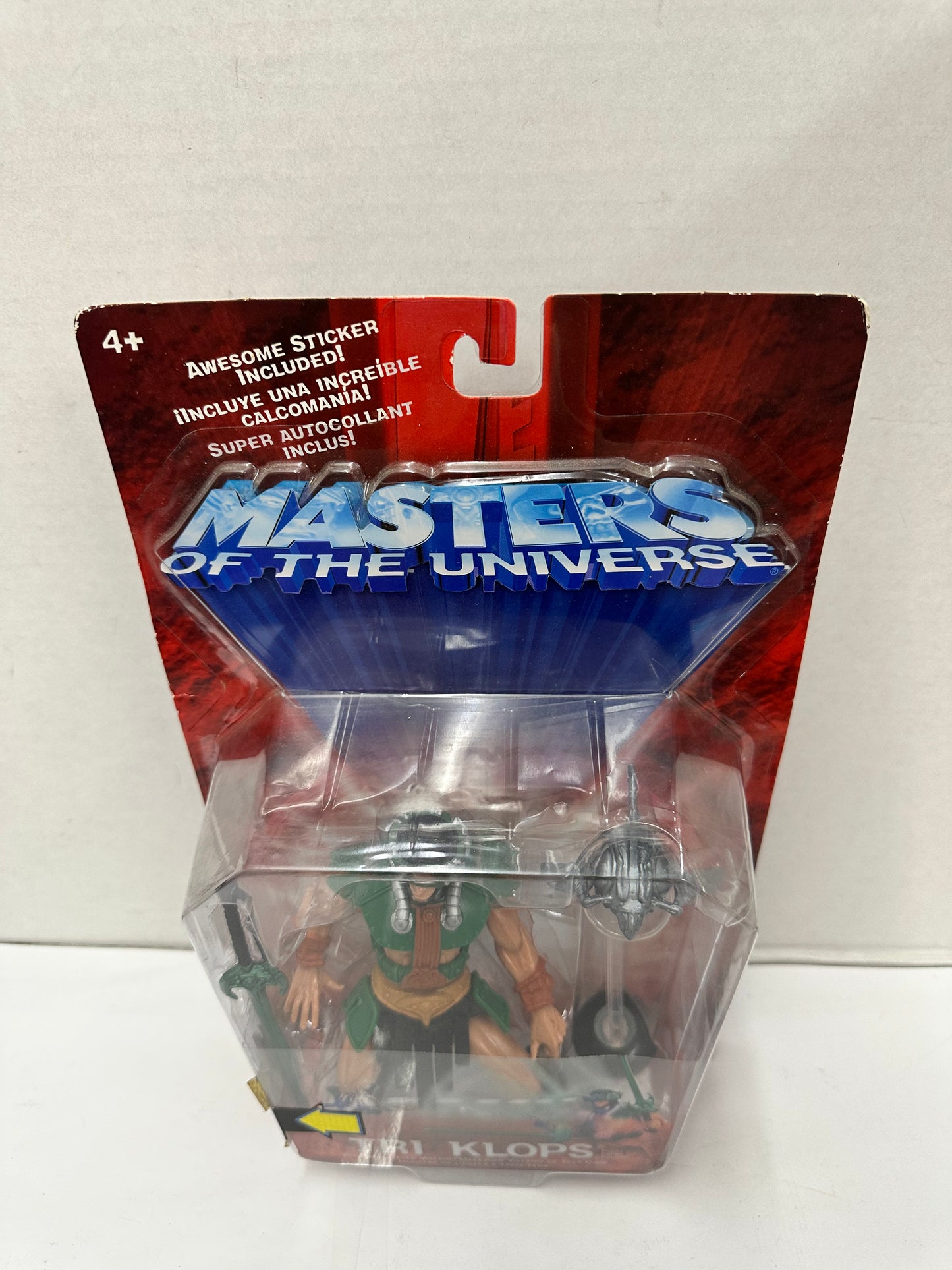 MASTERS OF THE UNIVERSE TRI KLOPS with ACTION CHIP NEW