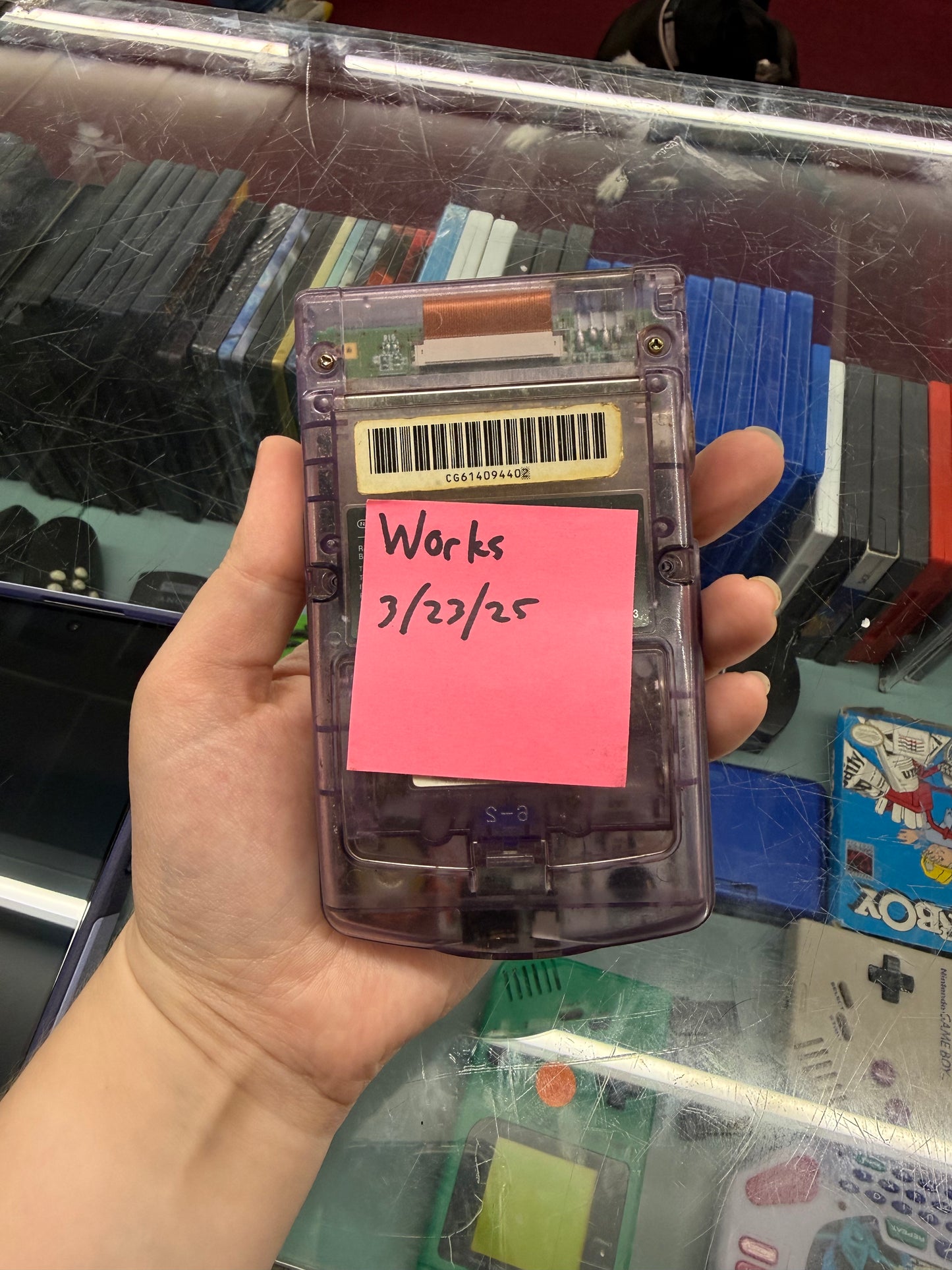 Nintendo Game Boy Color Console - Atomic Purple