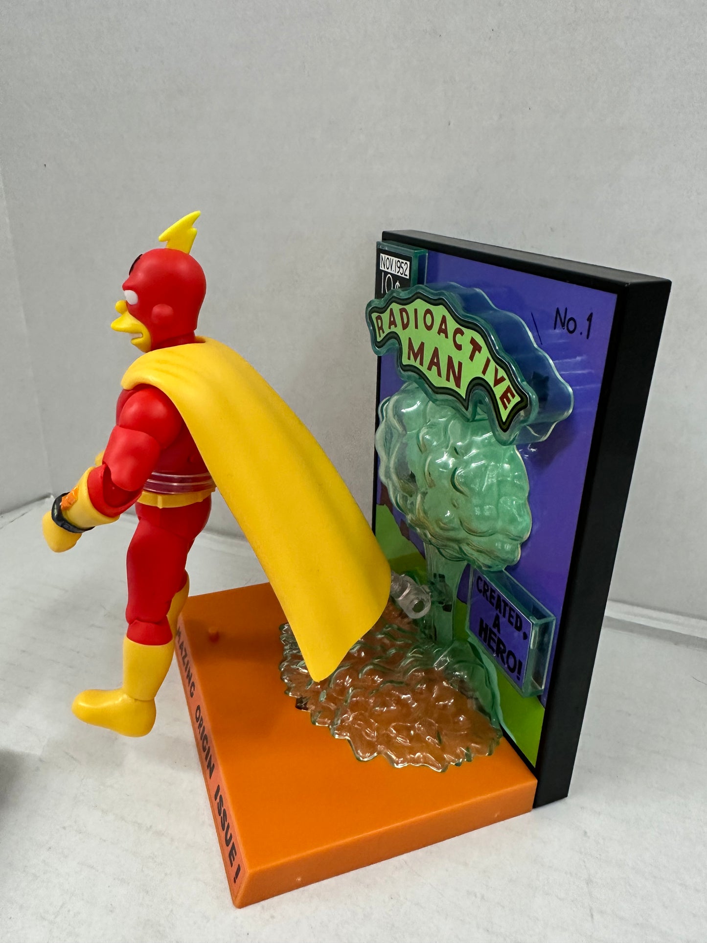 The Simpsons Jakks Pacific Radioactive Man Action Figure 100% Complete
