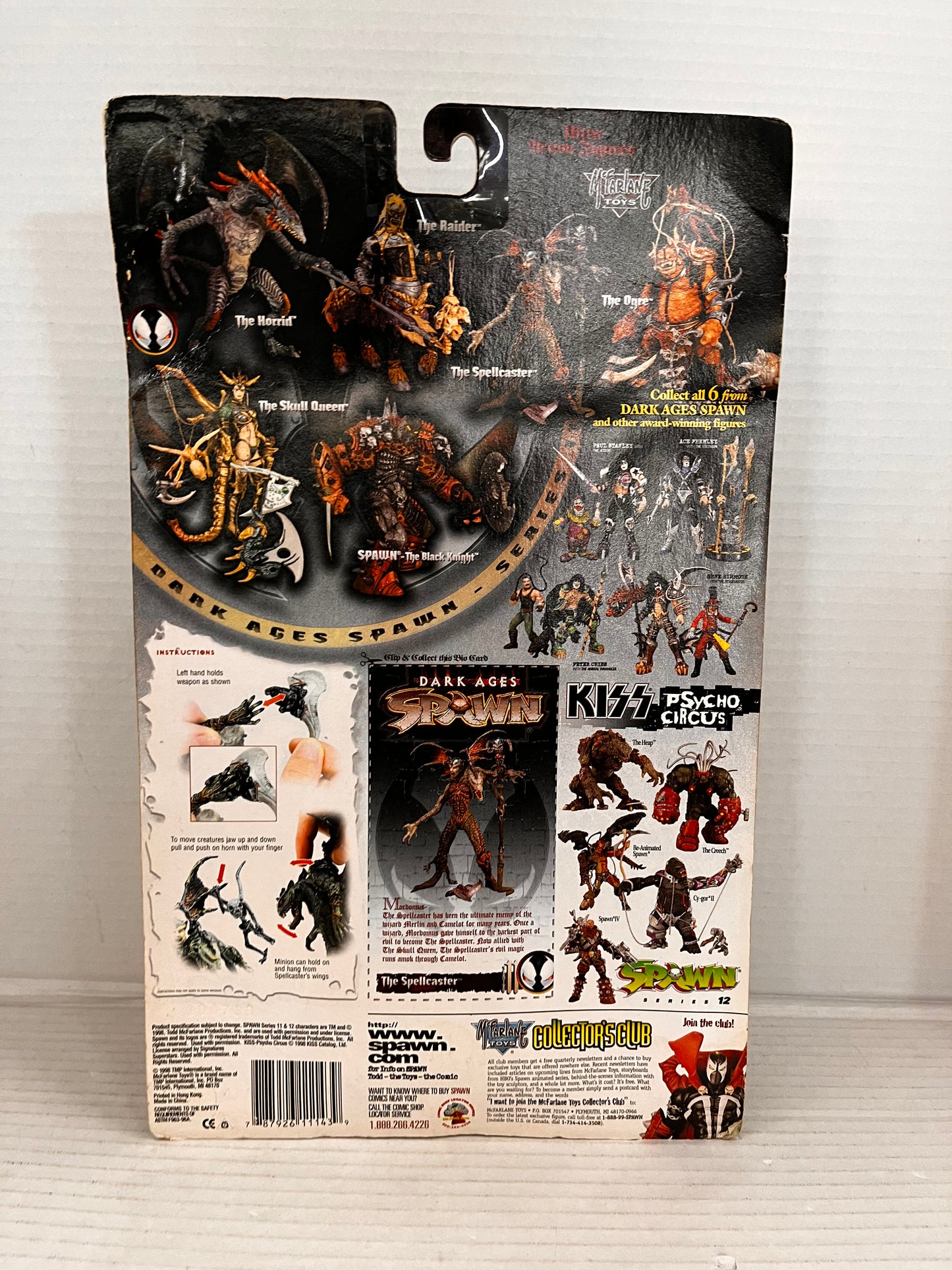 McFarlane Toys Spawn Dark Ages The Spellcaster 1998 Series 11 Green&Black