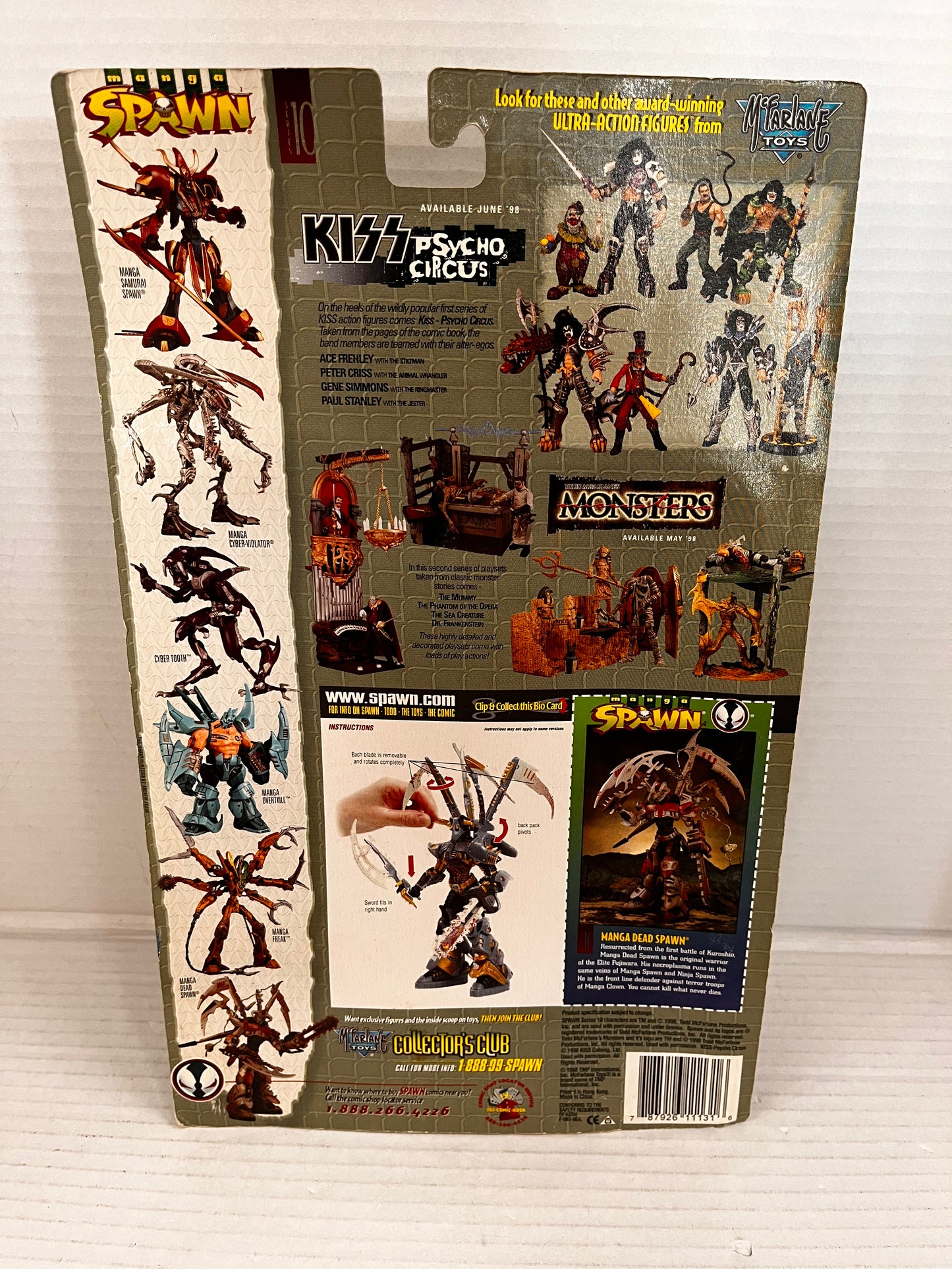 McFarlane Manga Dead Spawn Ultra Action Figure 1998 New