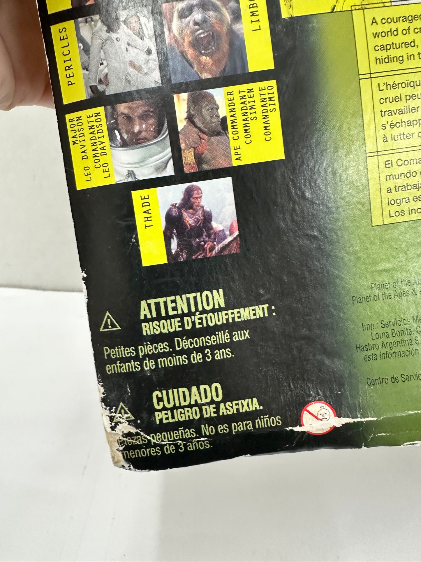 Planet of the Apes Major Leo Davidson Action Figure (2001 Hasbro) – New Sealed