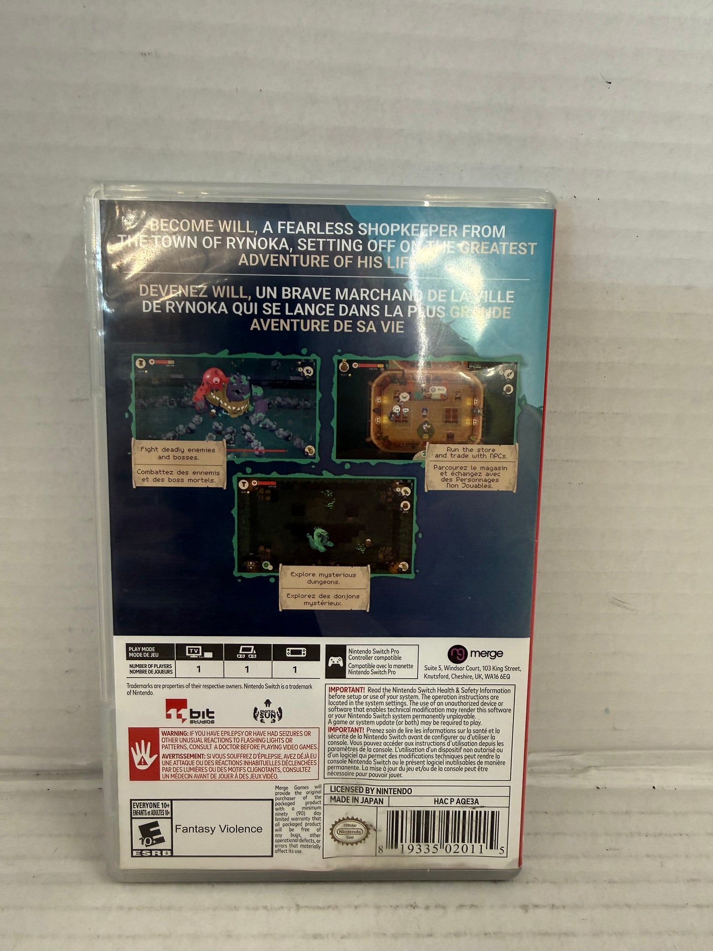 Moonlighter - Nintendo Switch - CIB