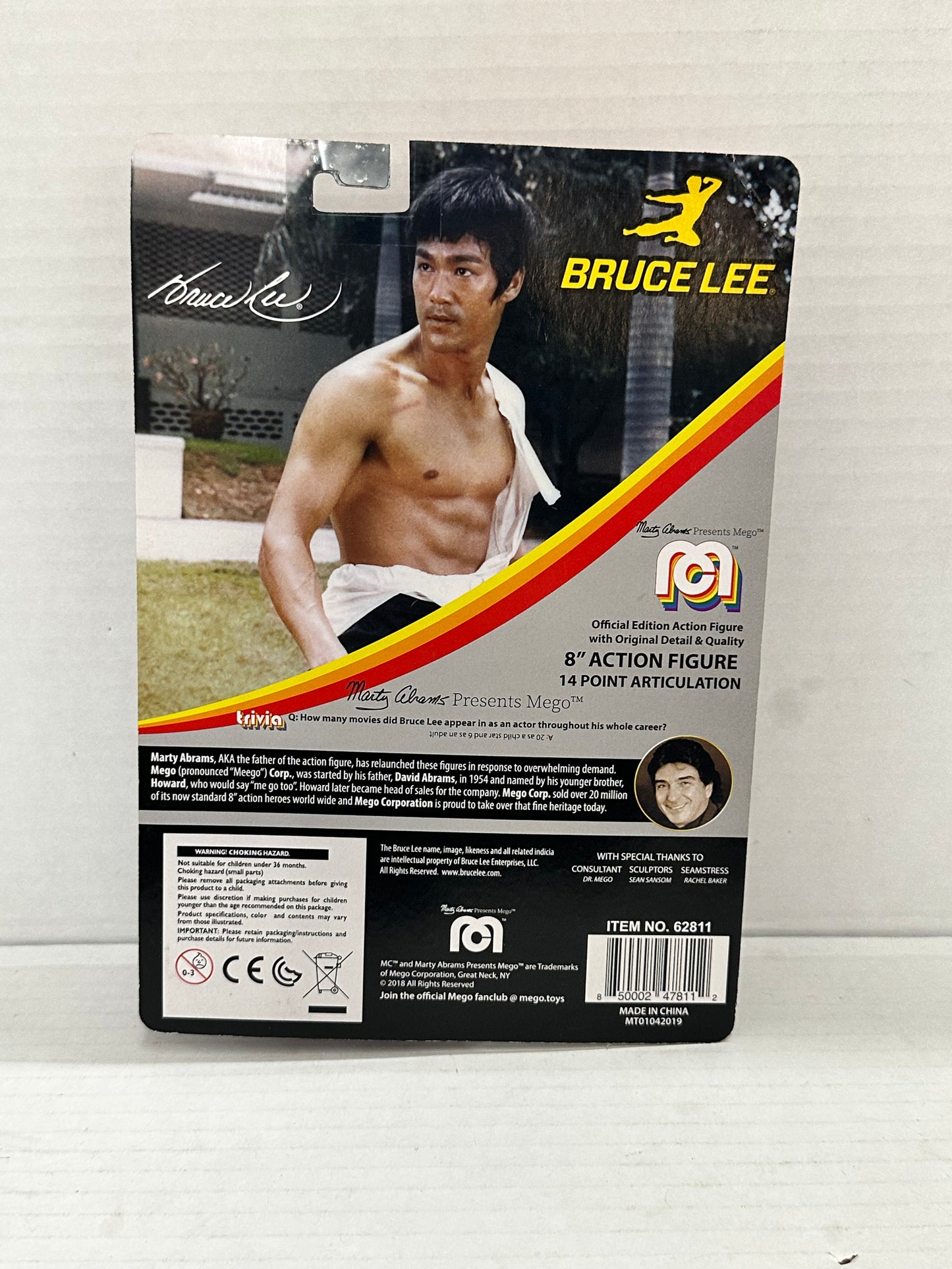 2018 Marty Abrams Presents Mego Legends Bruce Lee 8"