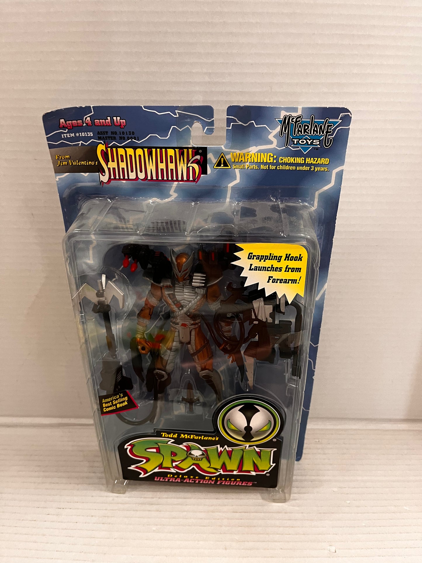 McFarlane Toys 1996 Spawn Shadowhawk Series 4 Deluxe Edition Action Figure New