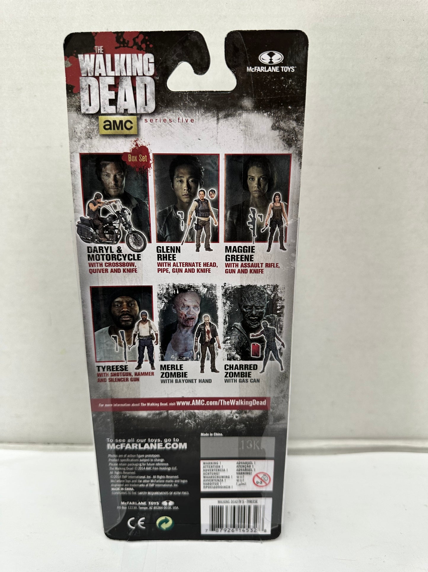 AMC The Walking Dead Series 5 Tyreese 5" Action Figure McFarlane Toys 2014