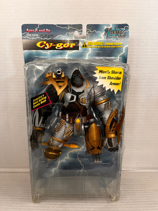 1996 Mcfarlane Toys Spawn Series 4 Cy-Gor Variant 7" Scale Figure New Sealed
