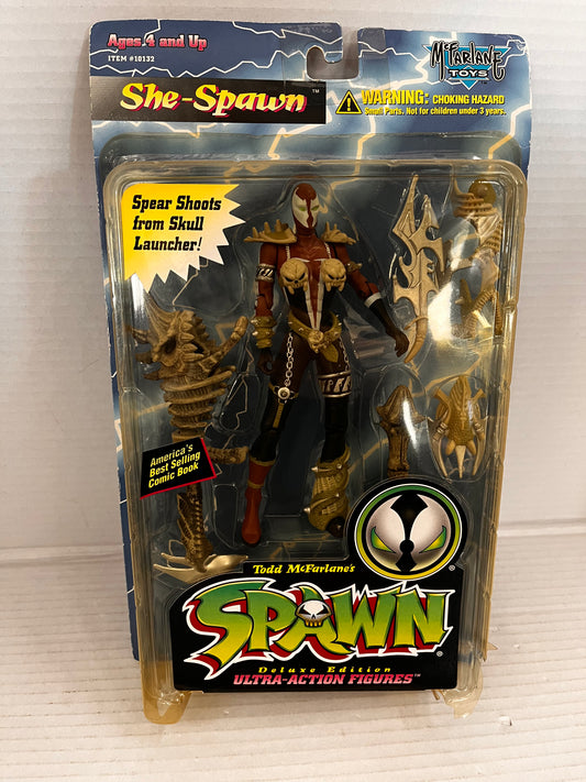 SHE-SPAWN Deluxe Edition Ultra-Action Figure 1996 Series 4 McFarlane Toys NEW