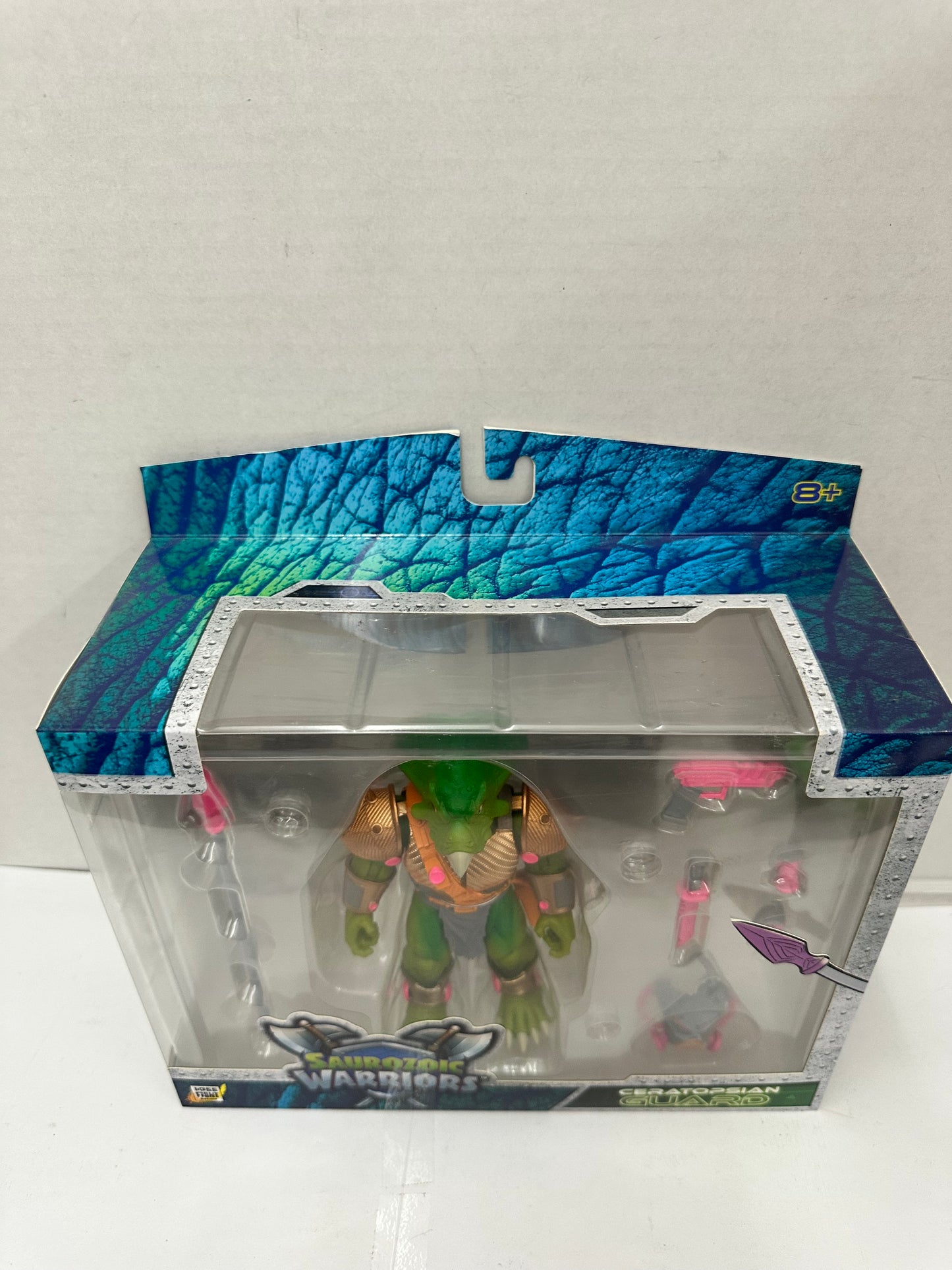Saurozoic Warriors Ceratopsian Guard Scale Action Figure Boss Fight Studio