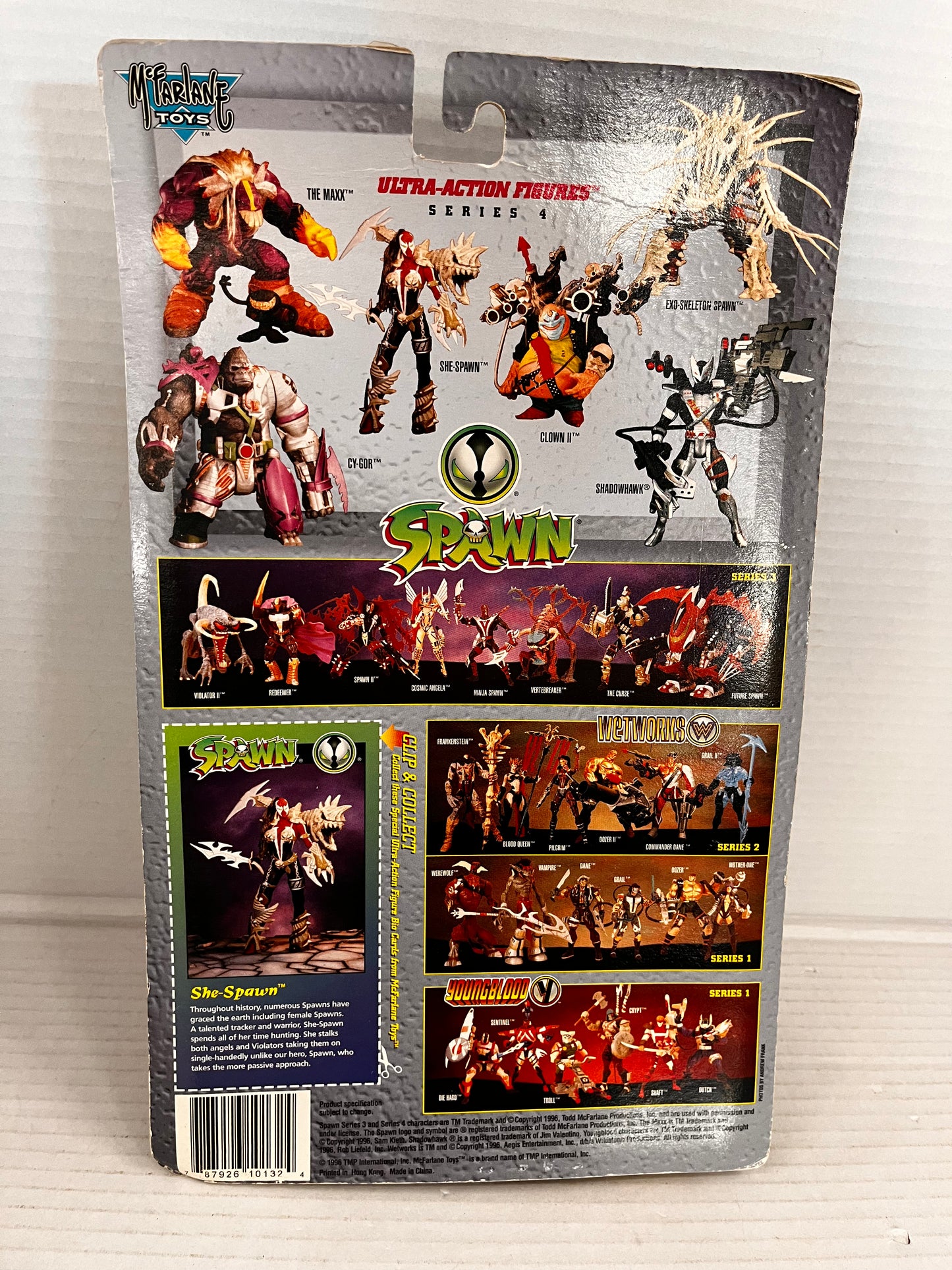 SHE-SPAWN Deluxe Edition Ultra-Action Figure 1996 Series 4 McFarlane Toys NEW