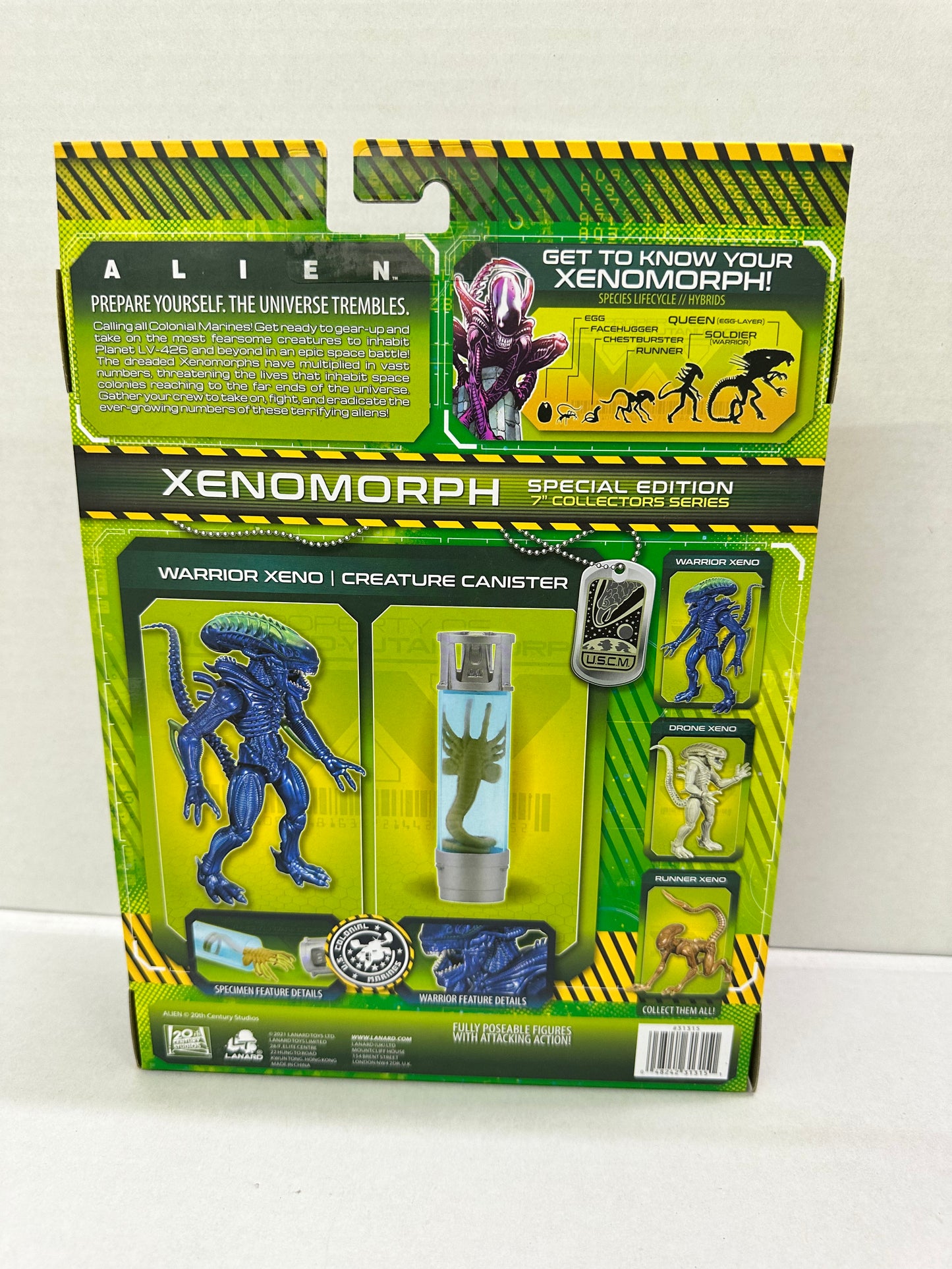 NEW Lanard Xenomorph Alien Collection Warrior & Canister Walmart Exclusive 2021