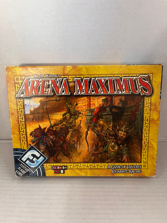 ARENA MAXIMUS: Fantasy Flight Games 2003 KEVIN WILSON'S Silver Line Chariot Rare