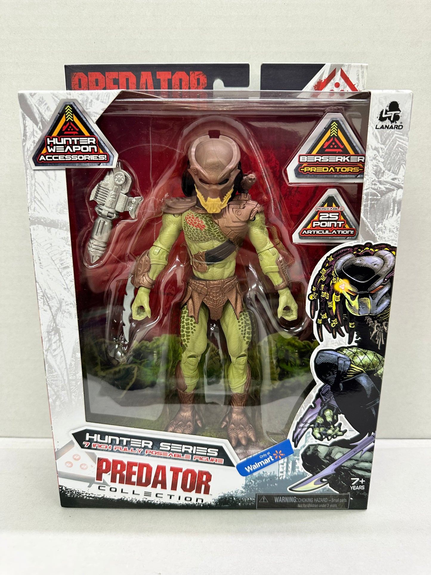Lanard Toys BERSERKER PREDATOR 7" Action Poseable Figure HUNTER SERIES 2021 NEW