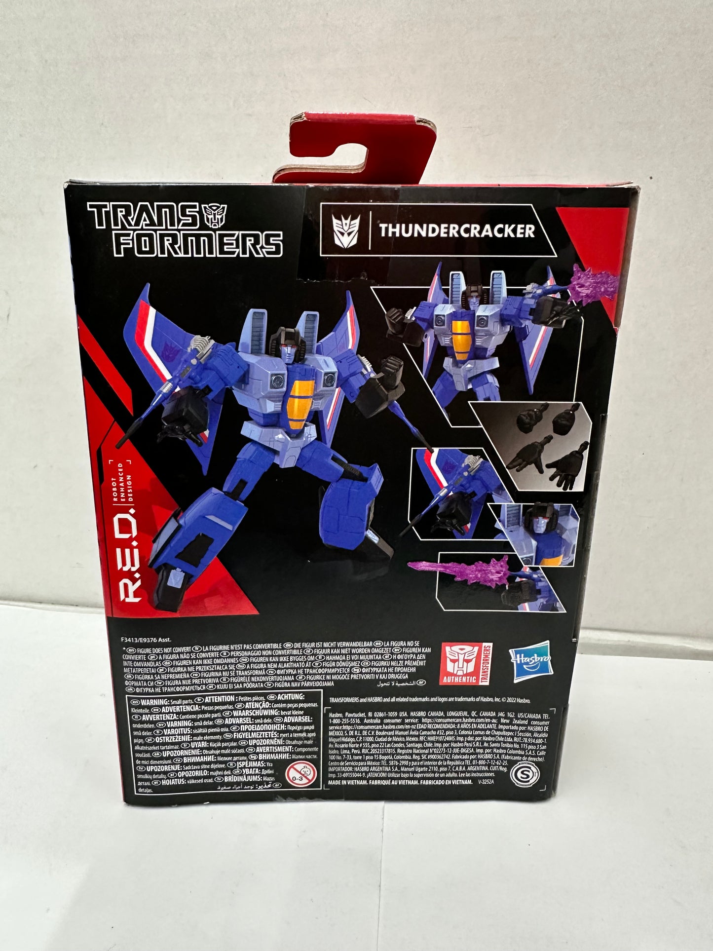 Transformers R.E.D Thundercracker Robot Enhanced Design Exclusive Figure
