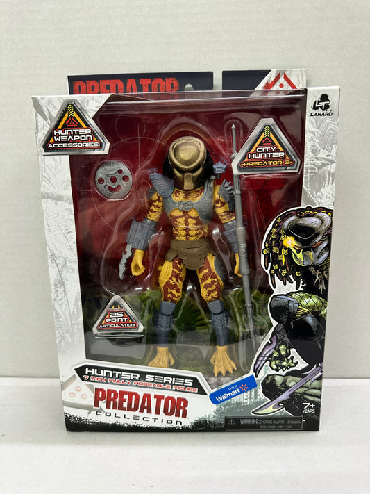 LANARD 7” CITY HUNTER PREDATOR Battle Action Figure Walmart Exclusive Posable