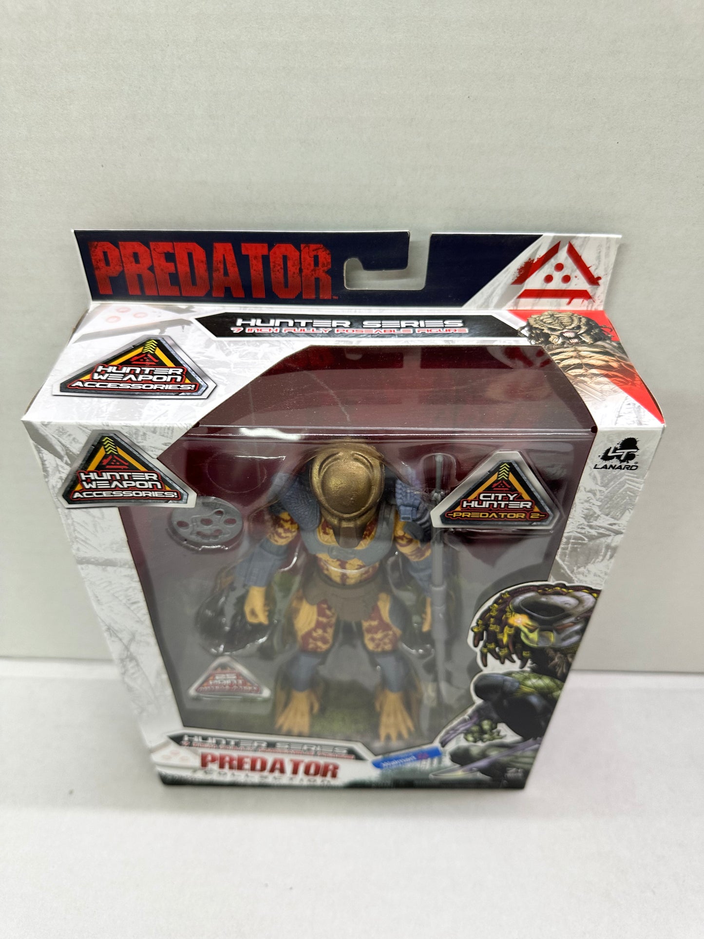 LANARD 7” CITY HUNTER PREDATOR Battle Action Figure Walmart Exclusive Posable