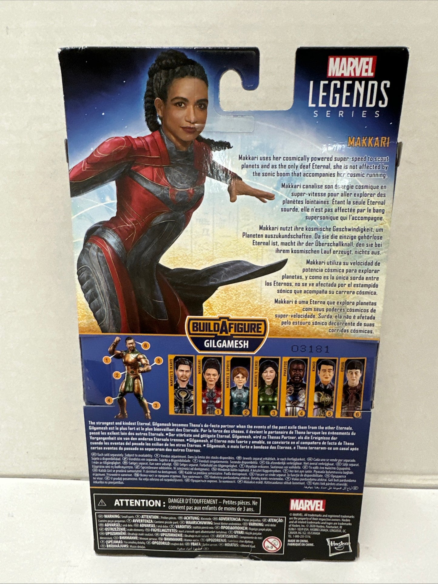 MAKKARI Marvel Legends Eternals Gilgamesh BAF