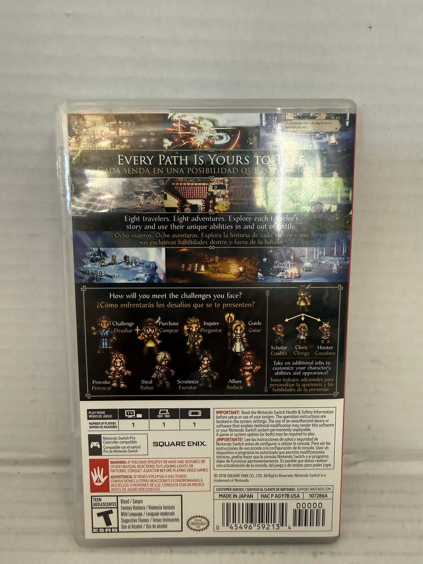 Octopath Traveler - Nintendo Switch, 2018