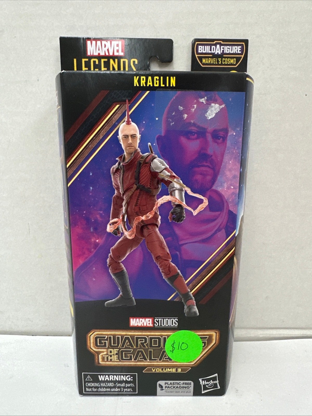 Marvel Legends Guardians of the Galaxy Kraglin Figure Cosmo BAF 2023