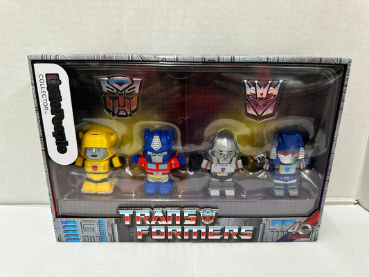 Fisher Price Little People Collector Transformers Optimus Bumblebee Megatron Set