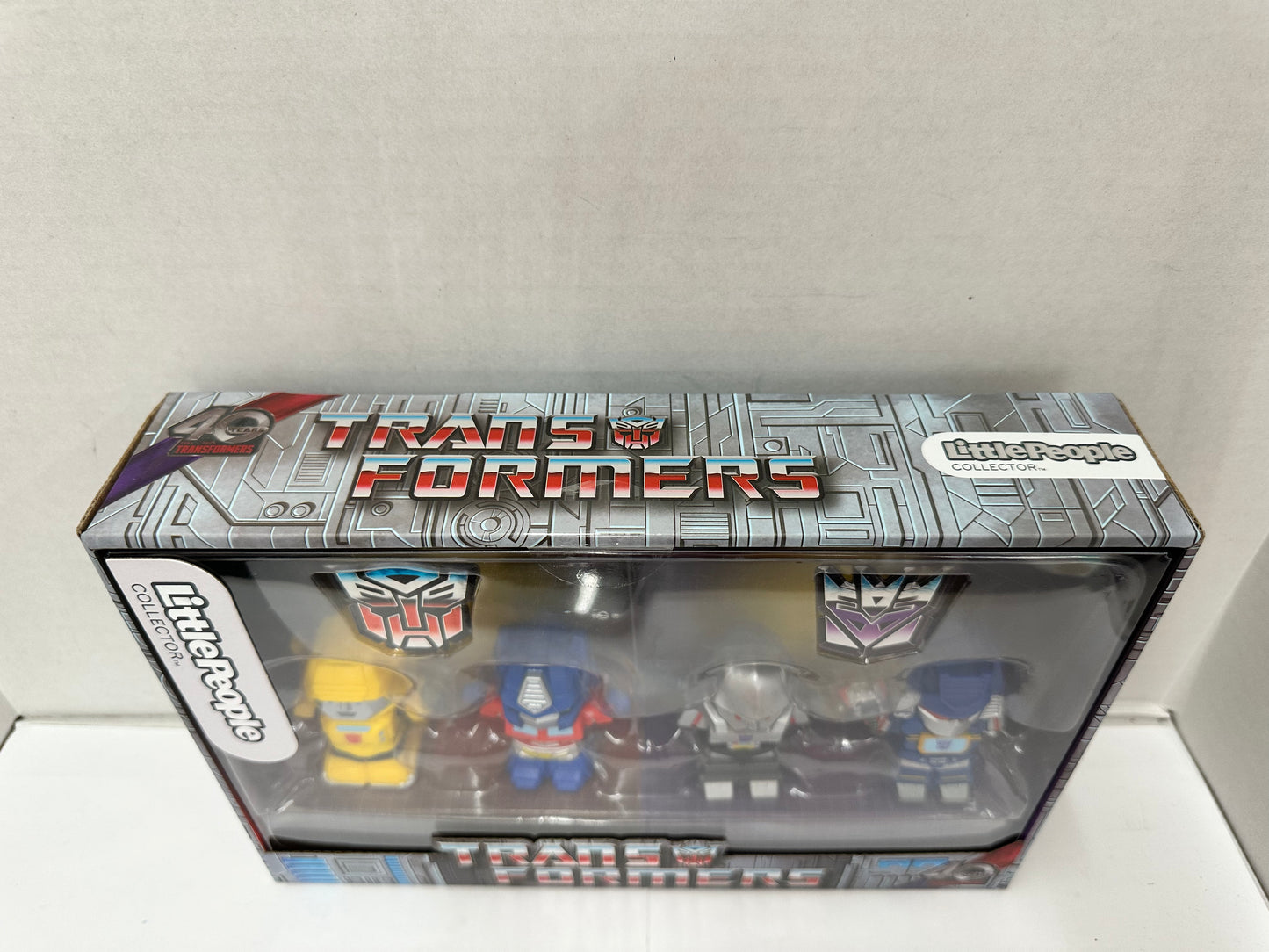 Fisher Price Little People Collector Transformers Optimus Bumblebee Megatron Set
