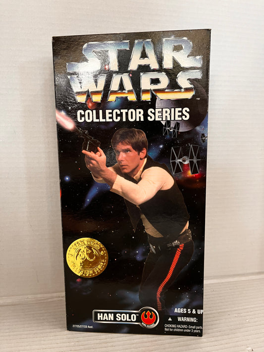 Star Wars 1996 - HAN SOLO - 12” Collector Series - Kenner Hasbro Figure Vtg New