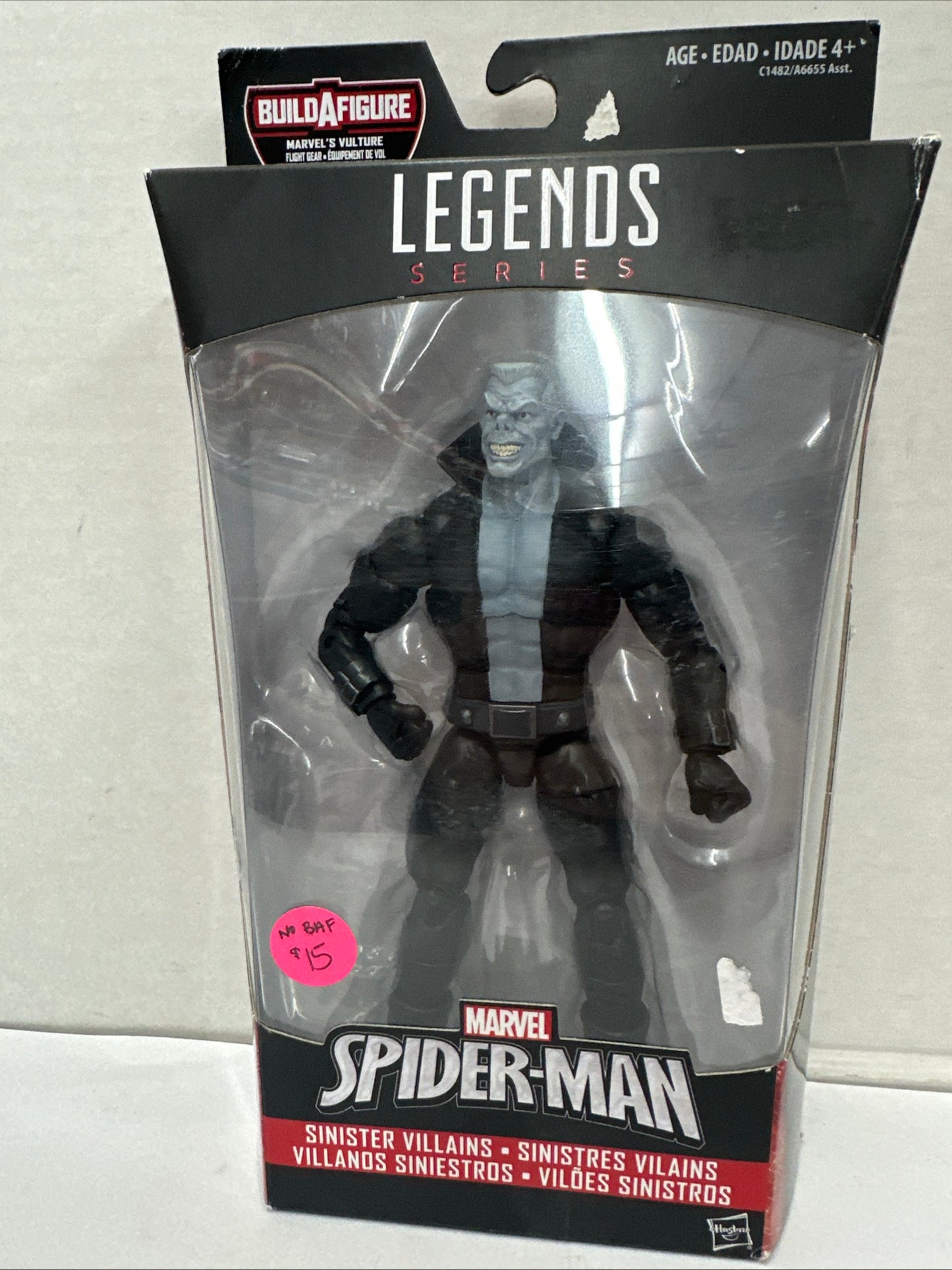 Marvel Legends Series Spider-Man Sinister Villains Tombstone Figure Vulture BAF