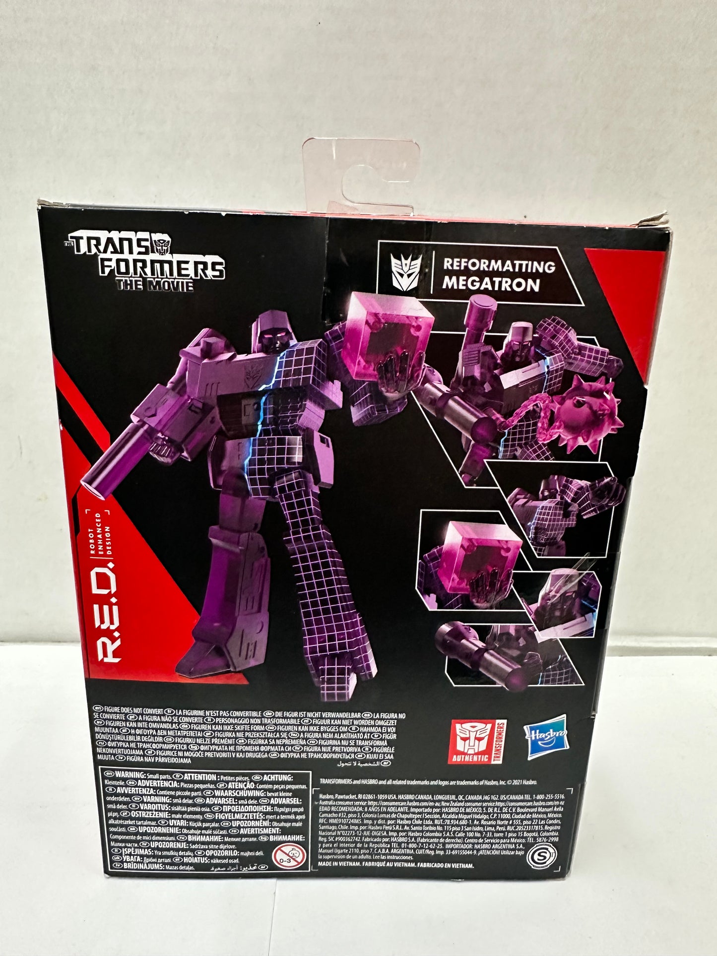 Transformers The Movie R.E.D. Reformatting Megatron Non-Converting Action Figure
