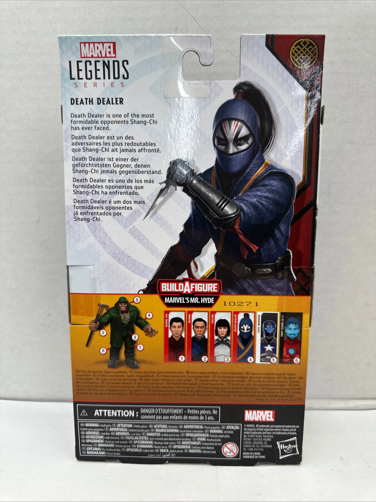 Hasbro Marvel Legends 6" Shang-Chi Series Mr. Hyde BAF Wave Death Dealer