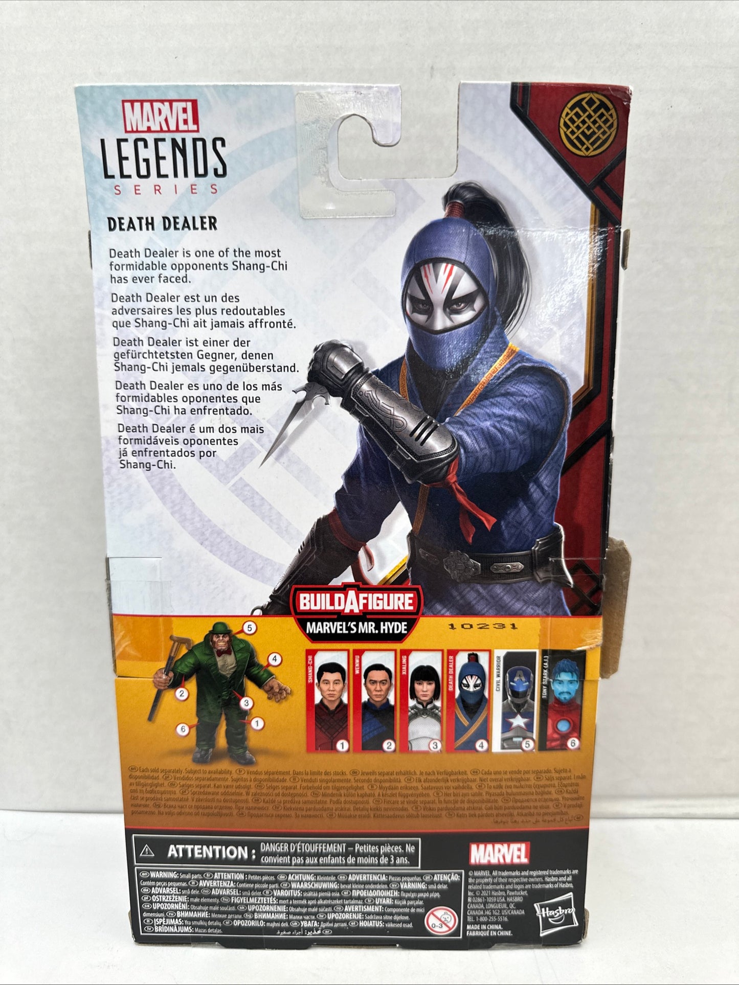 Marvel Legends Series Death Dealer Shang Chi NO BAF NEW Figure Mr. Hyde Line